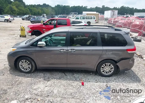 2012 Toyota Sienna Xle V6 8 Passenger из США, поврежденный, VIN 5TDYK3DC3CS218373